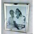 Jiallo 8 x 10 in. Valentina Photo Frame, Satin SP with Silver 65508